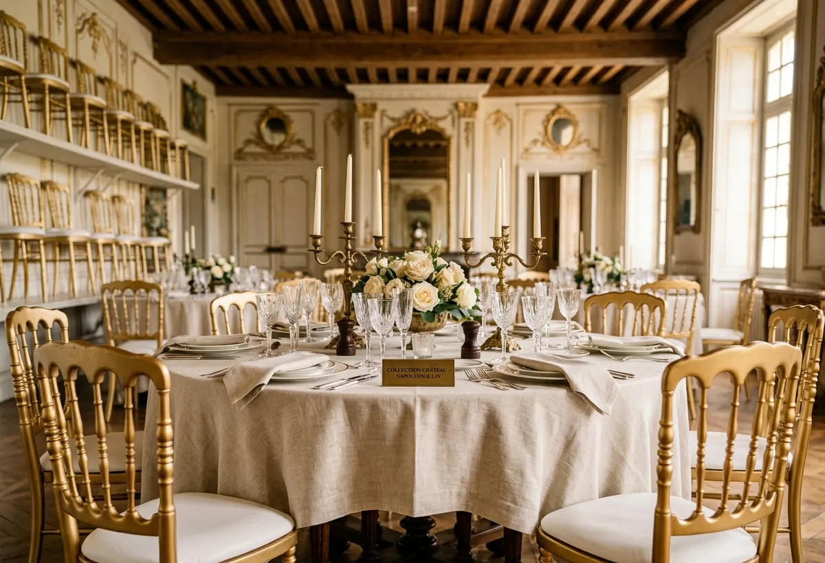 Collection Château — mobilier classique et art de la table